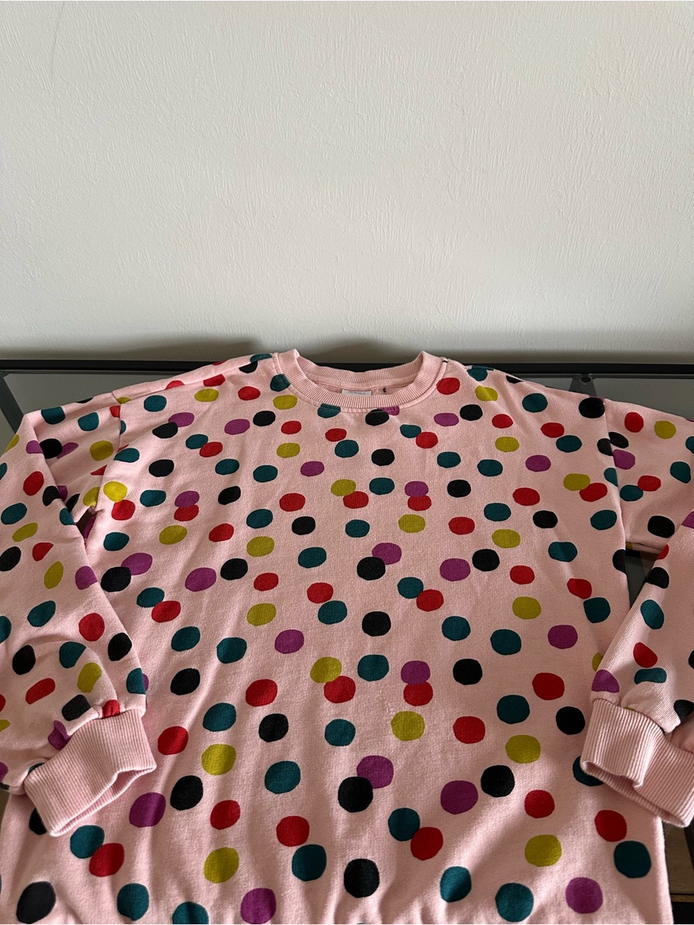 Hanna Andersson Girls' Long Sleeve Mix Pink, Black, White, Lavender Lot of 4 - Picture 3 of 10